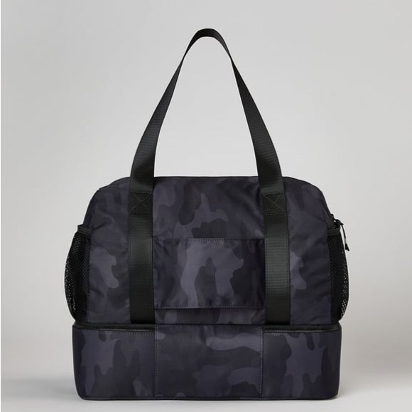 Fabletics The Essential Gym Bag In Black Camo - Picture 2 of 3